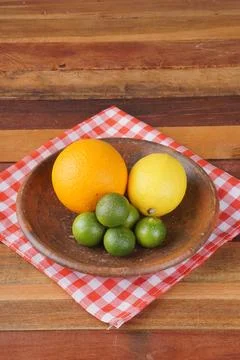 Several types of oranges Stock Photos