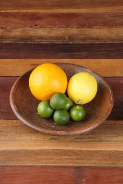 Several types of oranges Stock Photos