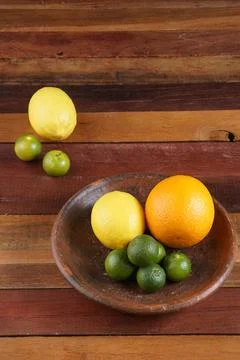 Several types of oranges Stock Photos