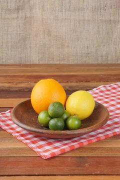 Several types of oranges Stock Photos