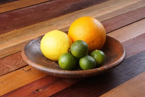 Several types of oranges Stock Photos