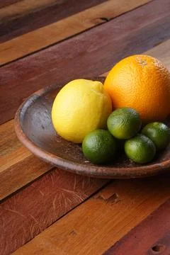 Several types of oranges Stock Photos