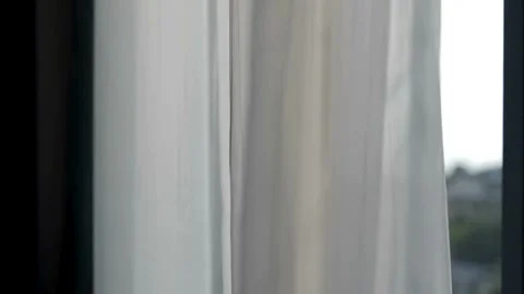 Several white voting booths stand in an empty hall Video stock 332282243
