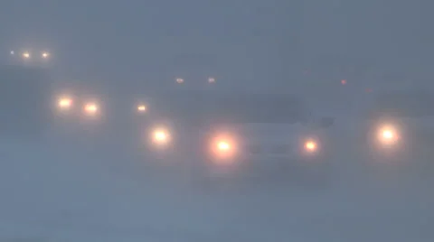 Severe Blizzard snowstorm and high wind with whiteouts Stock Footage 44082058