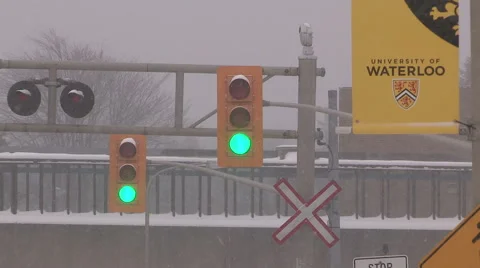 Severe Blizzard snowstorm and high wind with whiteouts Stock Footage 44148519