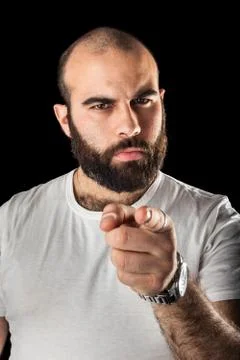 Severe guy Stock Photos