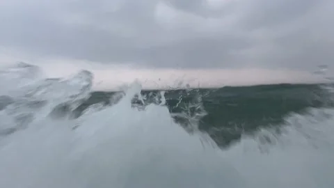 A severe Indian ocean storm Video stock 179475073