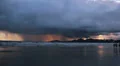 Severe storm. Santos Beach, Sao Paulo, Brazil. 70 HD Footage