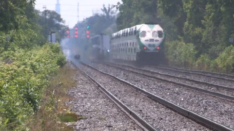 Severe summer heatwave affecting trains ... | Stock Video | Pond5