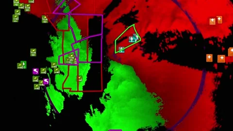 Severe thunderstorm outbreak with tornad... | Stock Video | Pond5