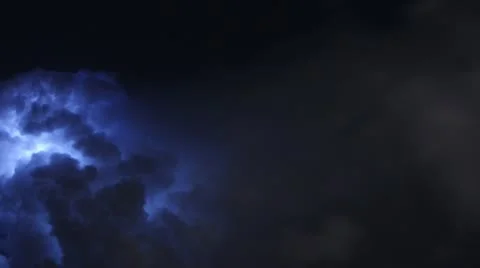 Severe thunderstorm time lapse Stock Footage 11429672