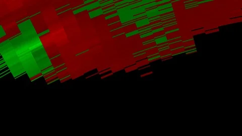 Severe thunderstorms with tornado risk as seen on weather radar Stock Footage 103986841