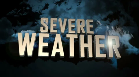 Severe Weather Animation Stock Footage 32929412