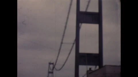 Severn Bridge being built Vidéo 253666517