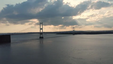 Severn Bridge Stock Footage 280995342