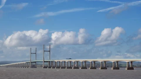Severn Bridge Time Lapse Stock Footage 199080109
