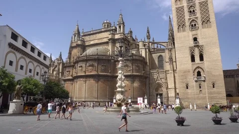 Sevilla Chatedral Stock Footage 81963455