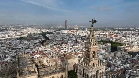 Sevilla Fly By Vídeo Stock 250492166