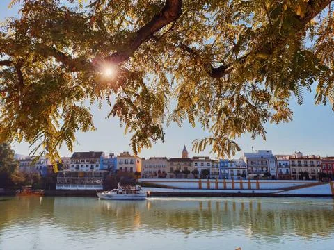 Sevilla River Foto stock
