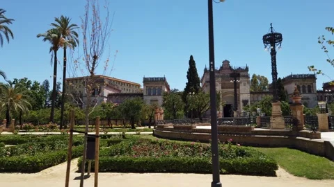 Sevilla, Spanien Park, Parque de los Principes Stock-Footage 340455323