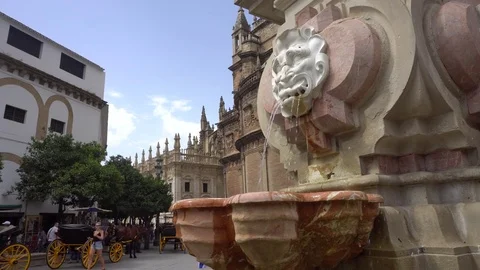 Seville cathedral Stock Footage 83726625