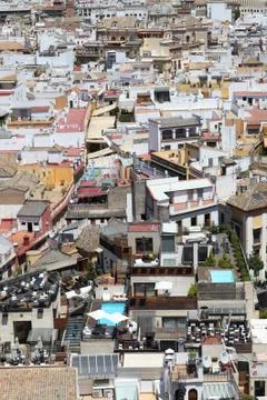 Seville rooftops, Spain Stock Photos
