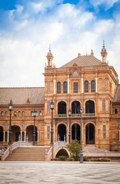 Seville spain square Stock-Fotos