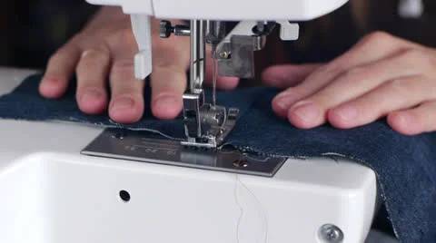 Sew Denim Stockbeeldmateriaal 22934326