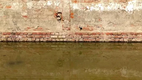 Sewage ditch in India Stock Footage 69968662