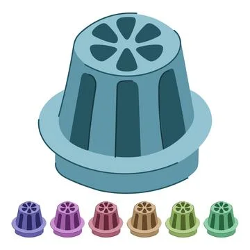 Sewage drainage grate vector cartoon graphic Stock Illustration