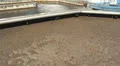 Sewage treatment plant. Waste water treatment - bubbles in tank HD Footage