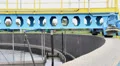 Sewage treatment plant - Waste water treatment (circular sedimentation tank) 3 HD Footage
