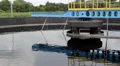 Sewage treatment plant - Waste water treatment (circular sedimentation tank) 5 HD Footage