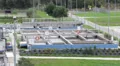 Sewage treatment plant - Waste water treatment plant HD Footage