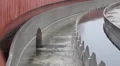 Sewage treatment plant - Waste water treatment (circular sedimentation tank) 12 HD Footage