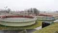 Sewage treatment plant - Waste water treatment - aerobic stabilization chambers. HD Footage