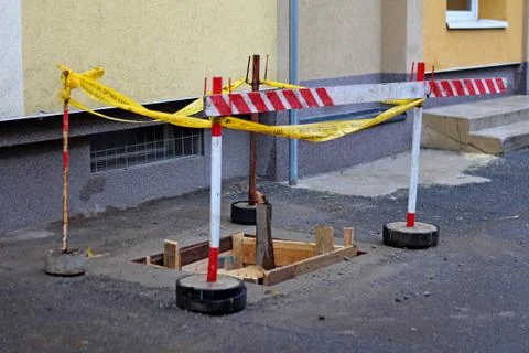 Sewer Construction 03 Stock Photos