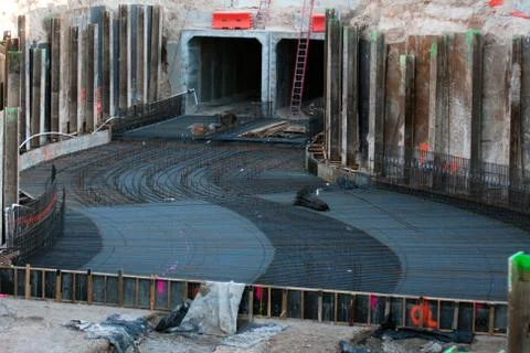 Sewer construction Stock-Fotos