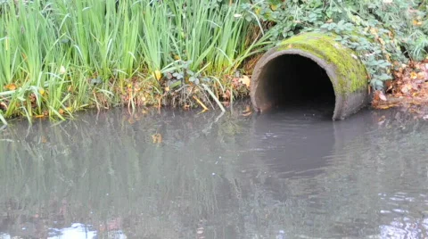 Sewer drain pipe Stock Footage 636708