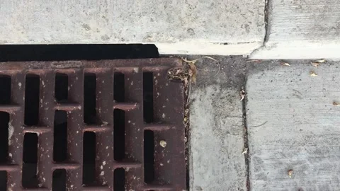 Sewer entry Vídeo Stock 134909078