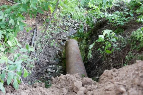 Sewer pipe Stock Photos