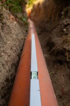 Sewer pippes. Stock Photos