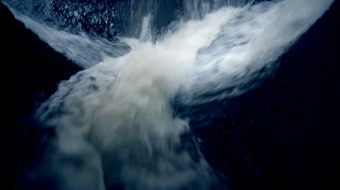 The sewer stream. Stock Footage 34380779