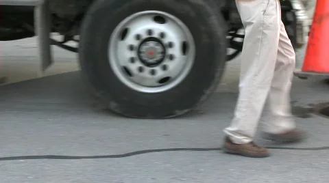 Sewer Worker sanitation Stock Footage 606171