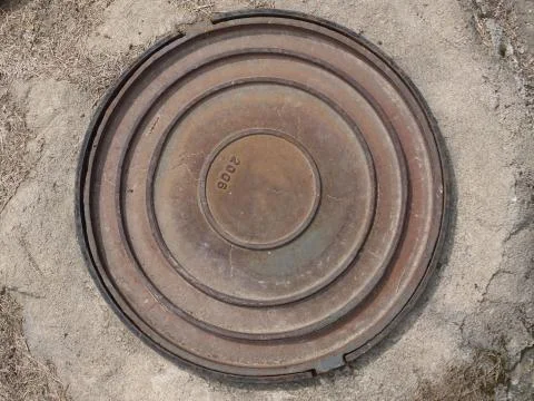 Sewerage hatch 스톡 사진