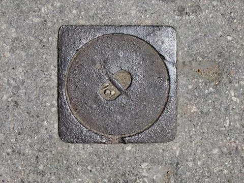 Sewerage hatch 스톡 사진