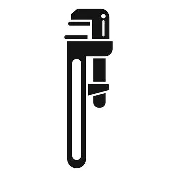 Sewerage key icon simple vector. Pipe sewer Stock Illustration