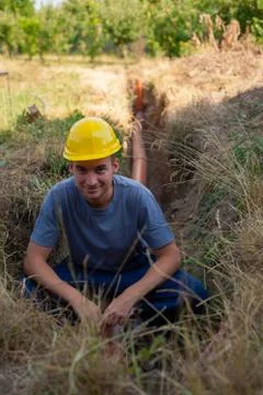 Sewerage. Stock Photos