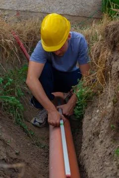 Sewerage. Stock Photos