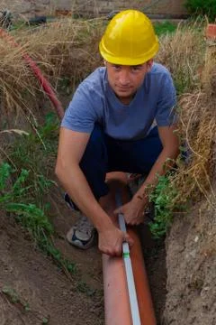 Sewerage. Stock Photos